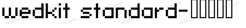 wedkit standard字体转换